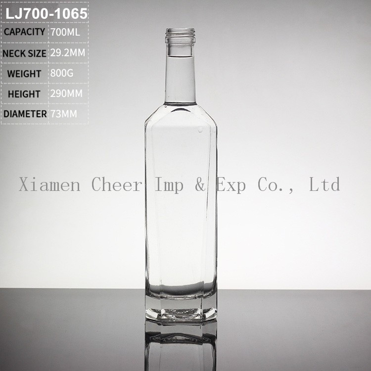 Trasparent Color Glass Liquor Bottle LJ700-1065.jpg