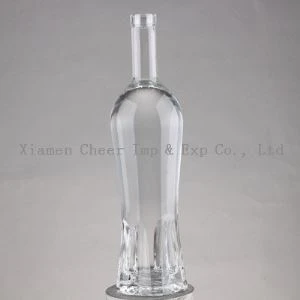 보드카에 대 한 500 ml 투명 유리 병의 중국 제조 업체