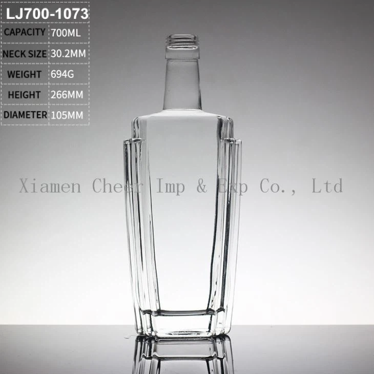 700ml Luxe 테킬라 유리 병