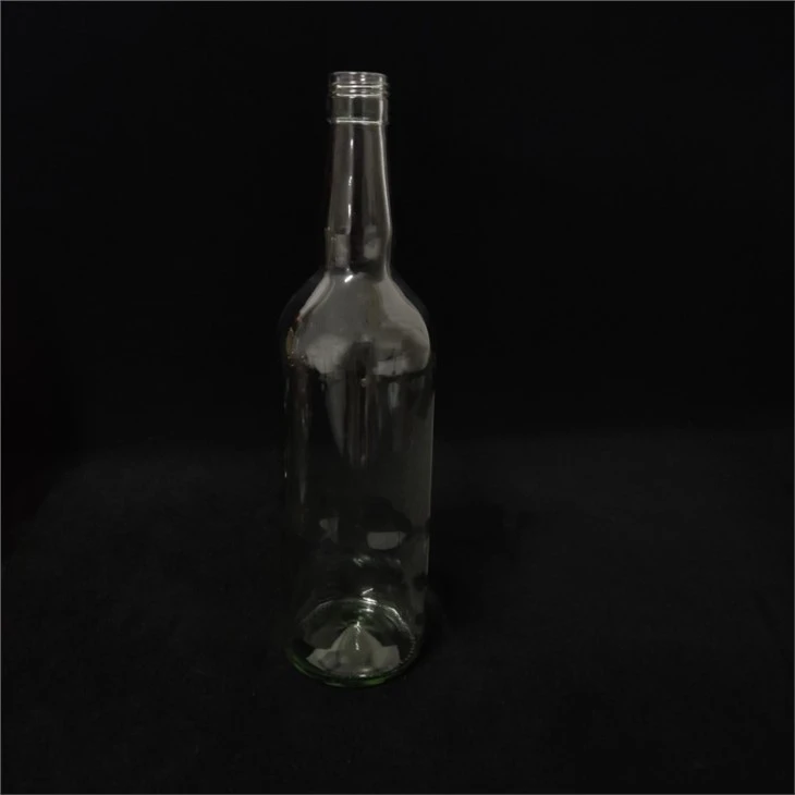 뜨거운 판매 1000ml 럼주 병 주류 유리병
